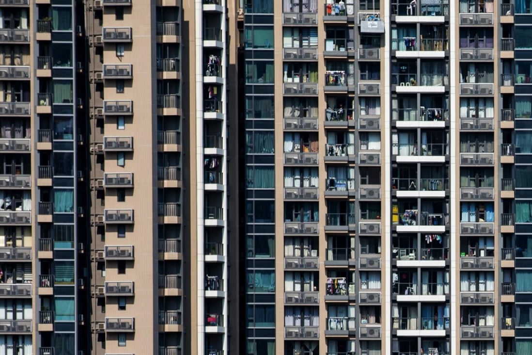 The Wings residential project, developed by Sun Hung Kai Properties, in Tseung Kwan O. The Hong Kong government is grappling with rising housing prices and a shortage of available land for residential development. Photo: Bloomberg