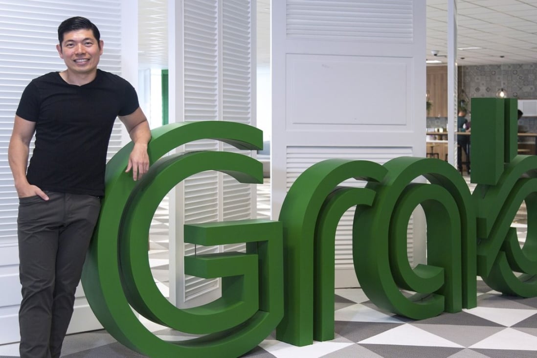Anthony Tan, co-founder and chief executive officer of Grab, poses for a photograph in their Singapore office. Grab is opening its app to external developers and fellow startups, as the company that bought out Uber in Southeast Asia tries to build a WeChat-like super-app. Photo: Ore Huiying/Bloomberg