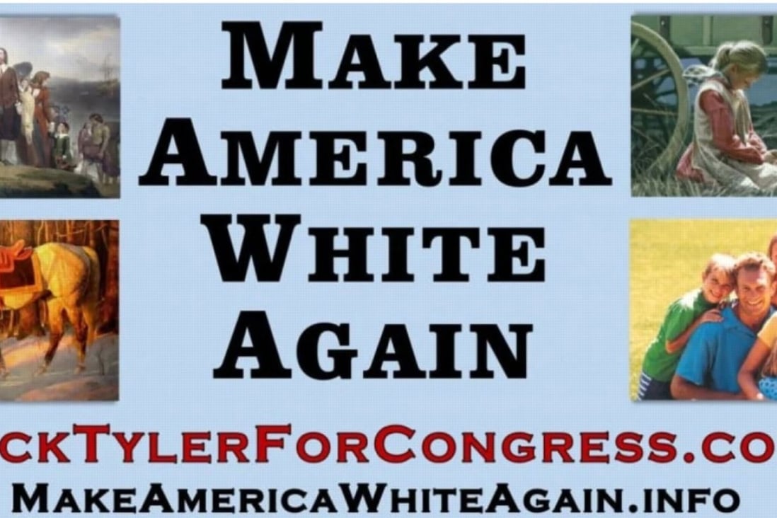 Rick Tyler, an independent candidate for Congress from Tennessee has been swept up in a wave of criticism for his campaign billboard vowing to “Make American White Again.”