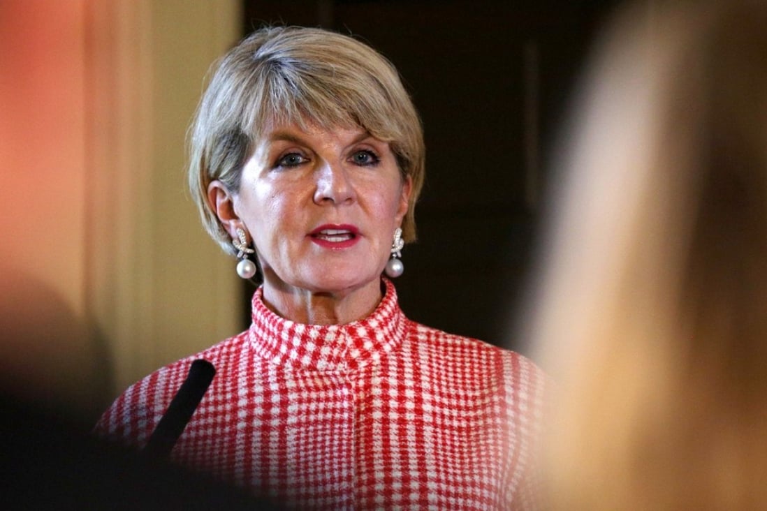 Foreign Minister Julie Bishop is the first Australian minister to visit East Timor in five years. Photo: AFP