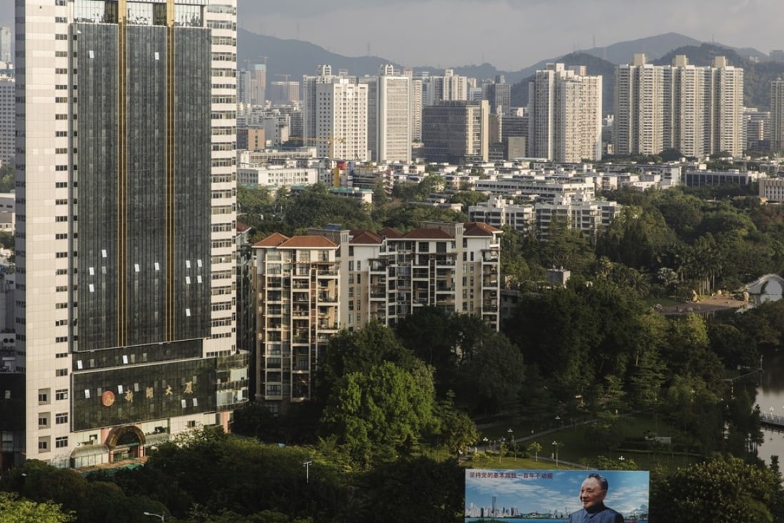 Shenzhen’s property market has cooled since curbs were implemented since 2016. Photo: Bloomberg