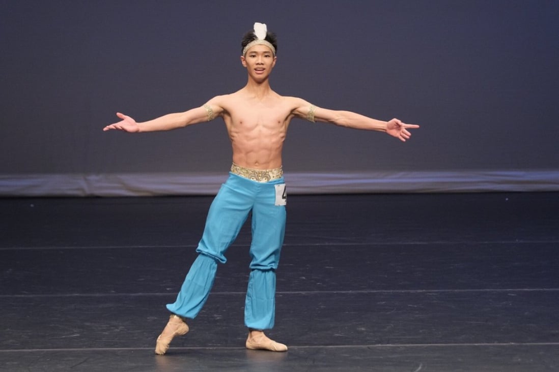 Jordan Chan Yeuk-hay won the Margot Fonteyn Audience Choice Award and a bronze medal at the Genée International Ballet Competition. Photo: Keith Sin.