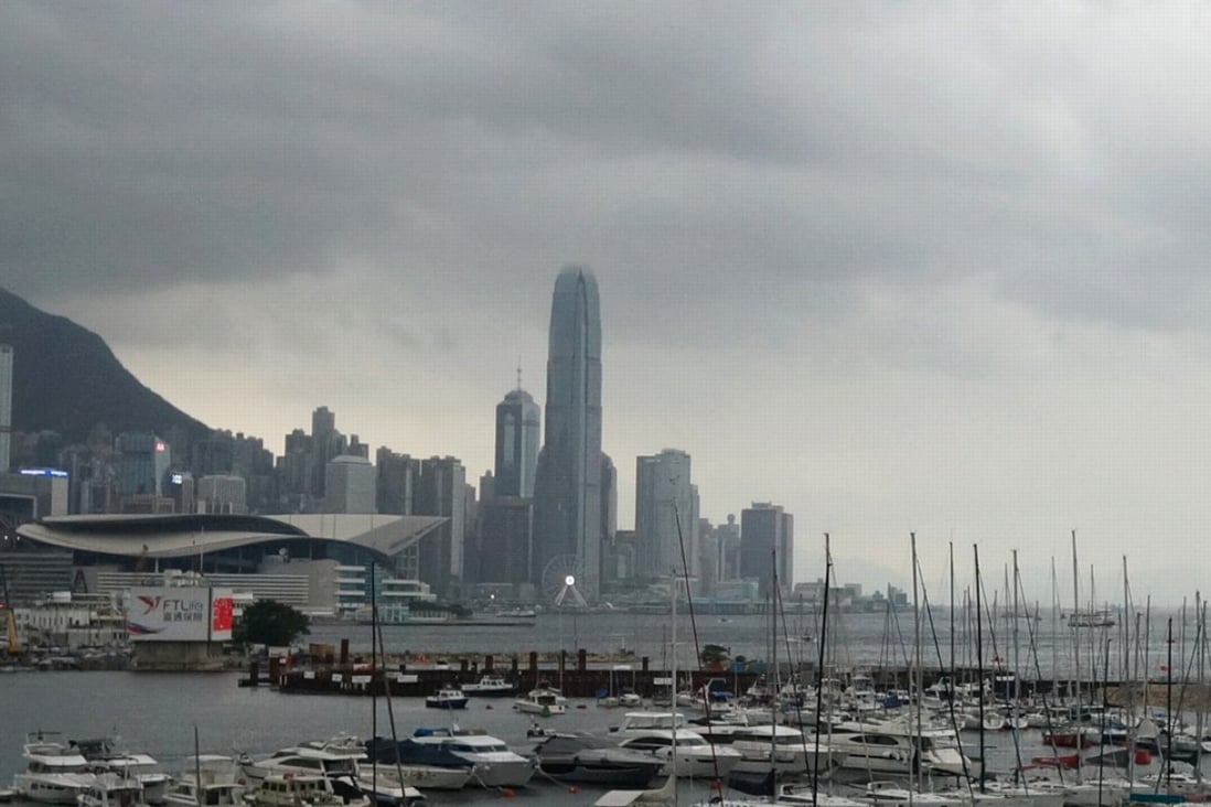 Bebinca prompted the Observatory to issue the typhoon signal No 3 at 5.20am on Tuesday. Photo: Fung Chang