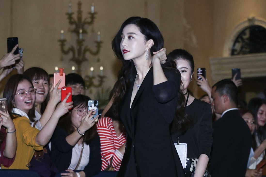 Fan Bingbing, China’s highest-paid actress of 2016, attending a gala opening event on 19 October 2017. Photo: SCMP/Nora Tam