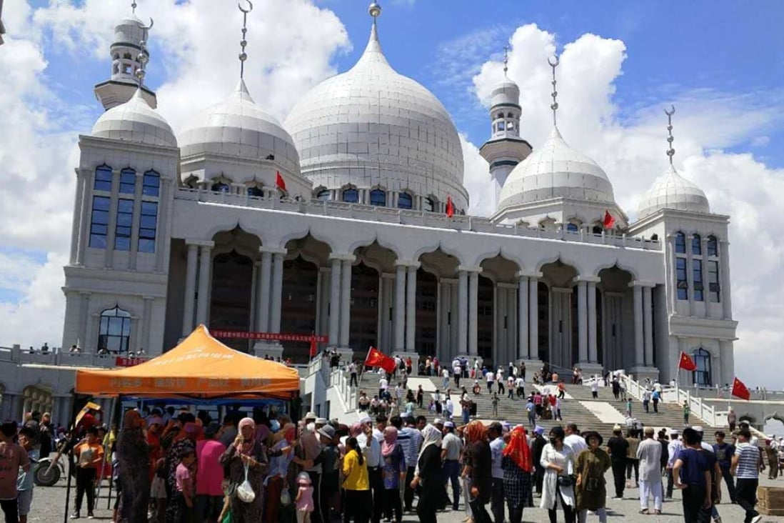 The Weizhou Grand Mosque was completed last year to replace one built in 1979. Photo: Handout