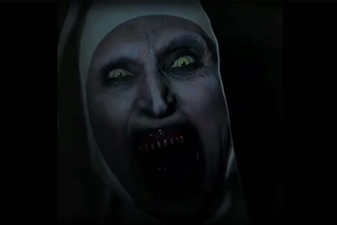 The YouTube jump-scare ad for horror film The Nun proved too frightening for viewers. Photo: YouTube/The Nun