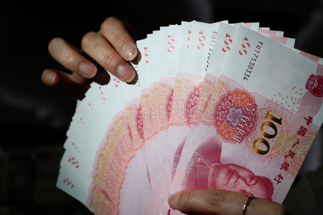 Demand for yuan notes is declining, but the printers are increasingly busy with orders for foreign currency. Photo: Bloomberg
