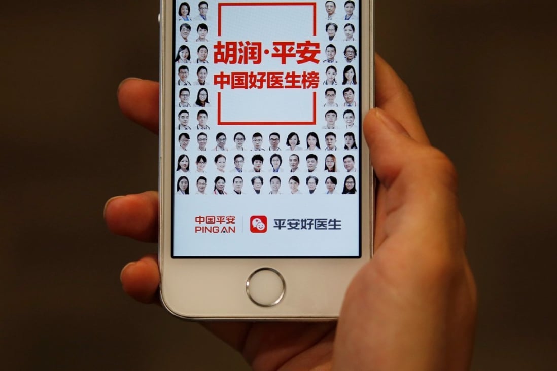 Ping An Good Doctor, an online health care platform, plans to expand its services in Southeast Asia. Photo: Reuters