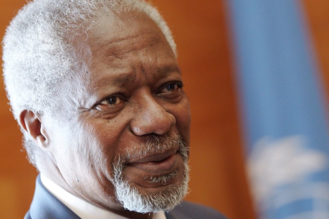 Former United Nations Secretary-General Kofi Annan. Photo: Reuters