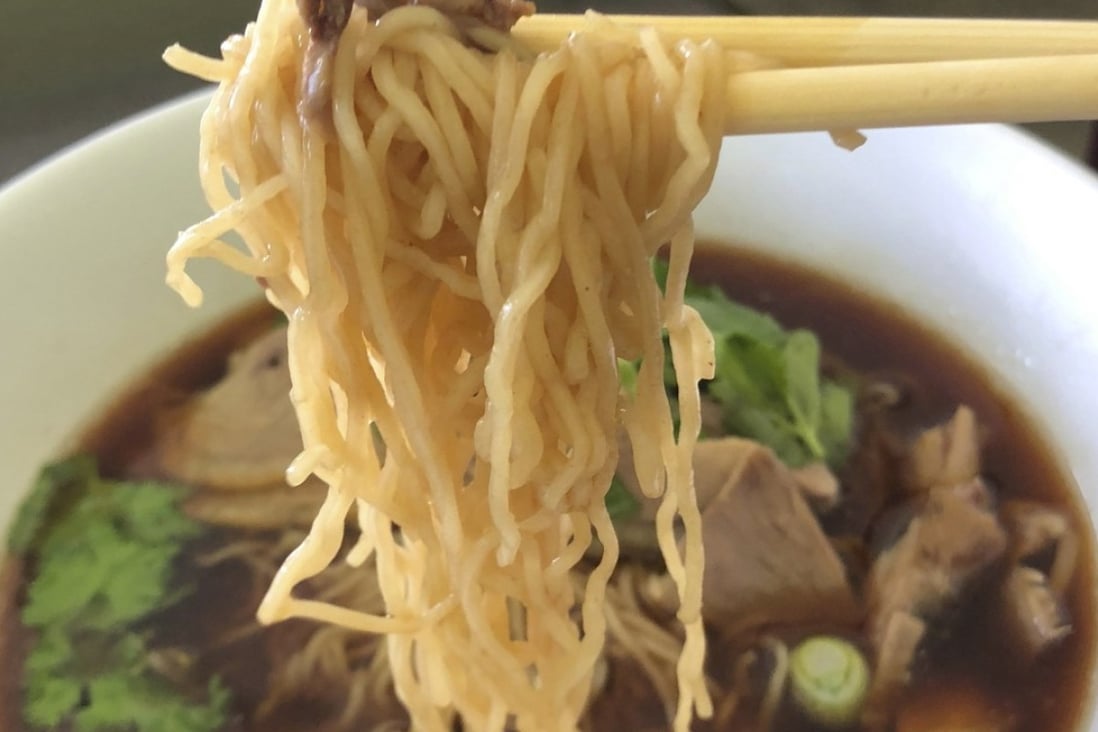 Rodded Restaurant’s famous duck noodles in Thai Town, east Hollywood, Los Angeles, the US. Photo: Charley Lanyon