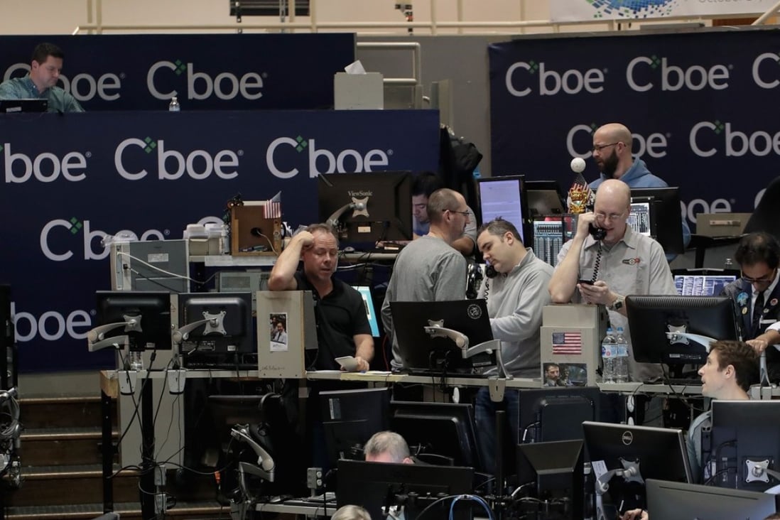 Traders at the CBOE Global Markets exchange (previously referred to as CBOE Holdings, Inc.) on December 19, 2017 in Chicago, Illinois. Photo: AP