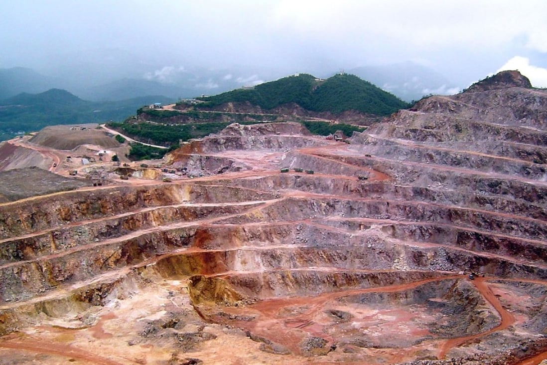 A mine in China owned by Zijin. The company is offering US$1.39 billion for Vancouver-based Nevsun Resources. Photo: AP