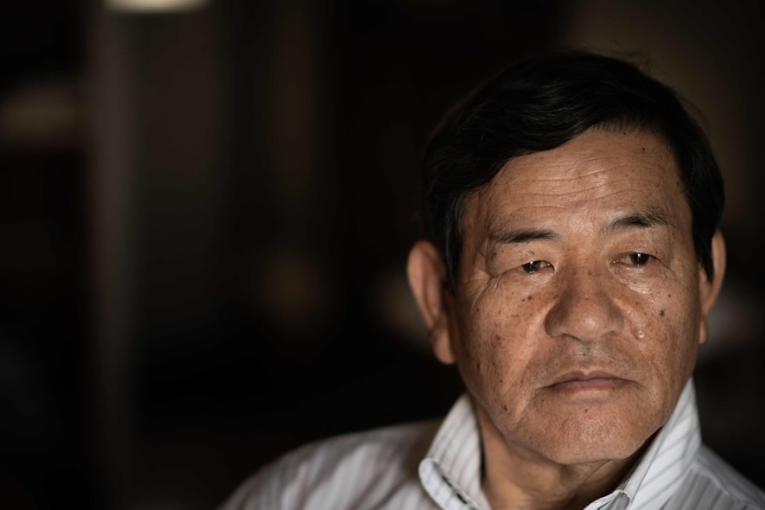 Former prisoner guard Toshio Sakamoto. Photo: AFP