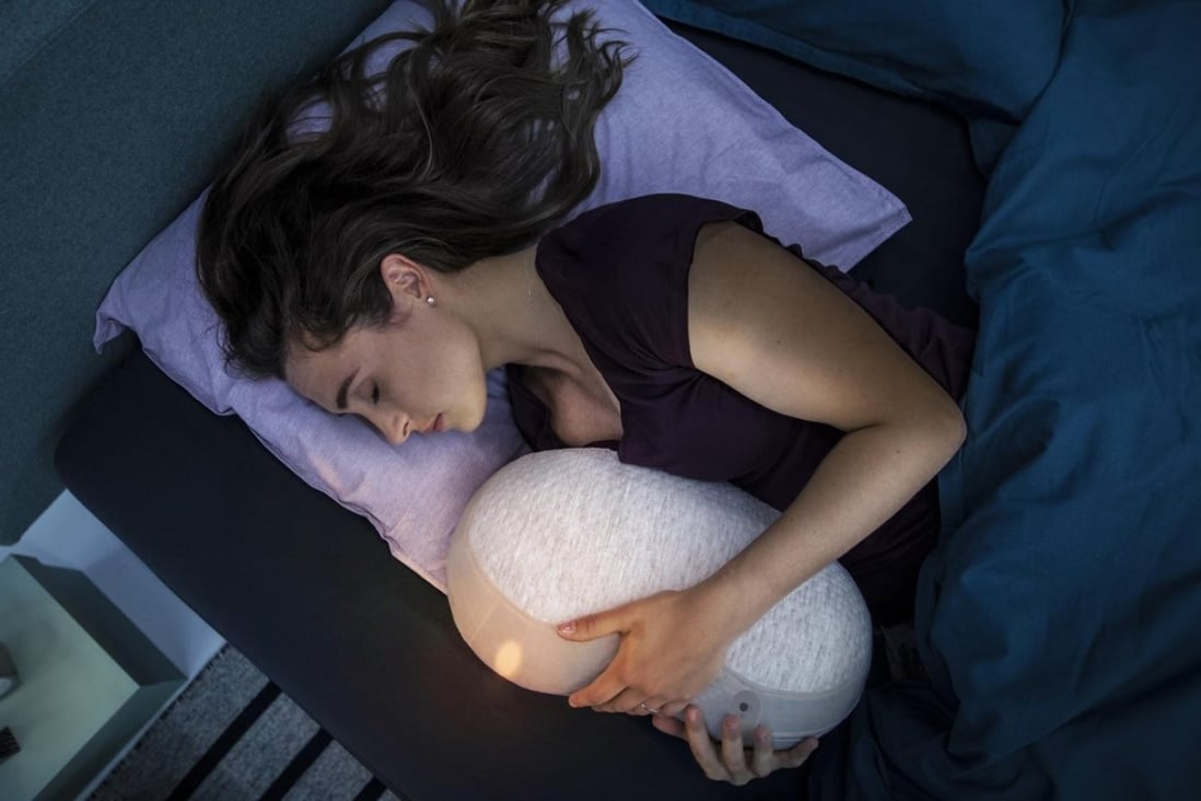 The most unexpected sleep device at IFA 2018 in Berlin was Somnox, a baby robot that’s designed to help sufferers of insomnia get some rest. Photo: Courtesy of Somnox