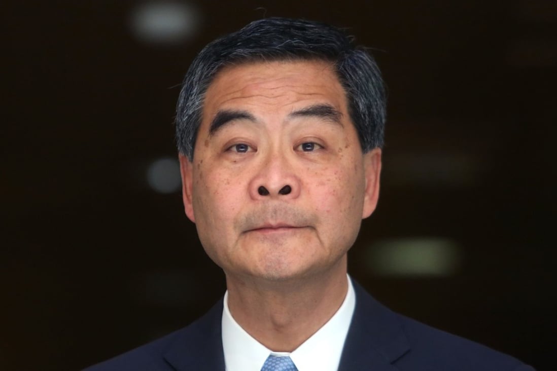 Former Hong Kong leader Leung Chun-ying has hit out at Democratic Party members looking to spark an investigation from London into a multimillion dollar payment he received. Photo: Sam Tsang