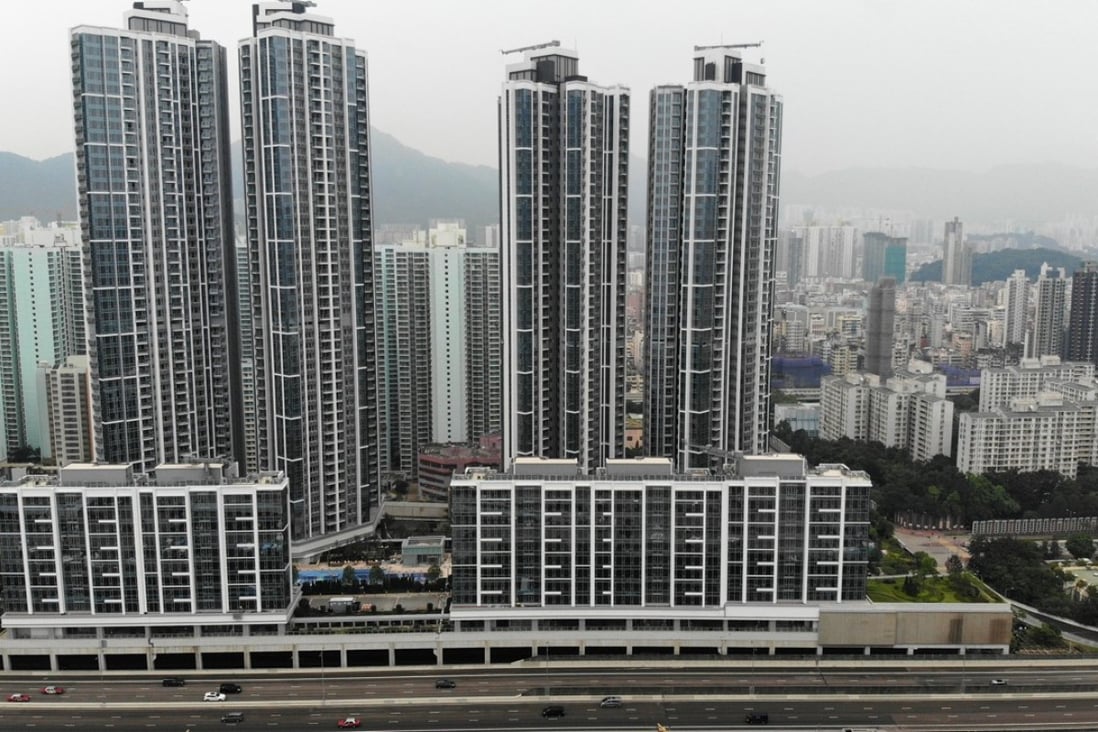 Sun Hung Kai Properties' Cullinan West II above the Nam Cheong MTR station. Photo: Roy Issa
