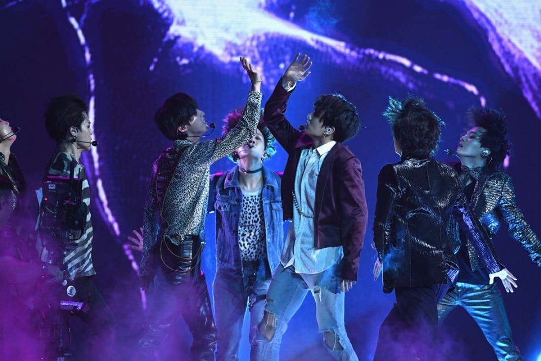 BTS onstage during the 2018 Billboard Music Awards in Las Vegas, Nevada. Photo: Ethan Miller/Getty Images/AFP