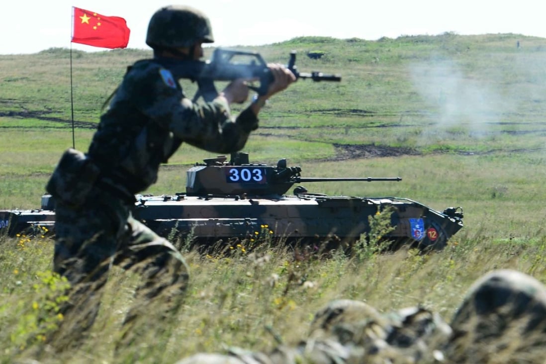 Chinese soldiers and equipment will be taking part in Russia’s largest military exercise in decades Vostok 2018, which gets under way on Tuesday. Photo: Xinhua