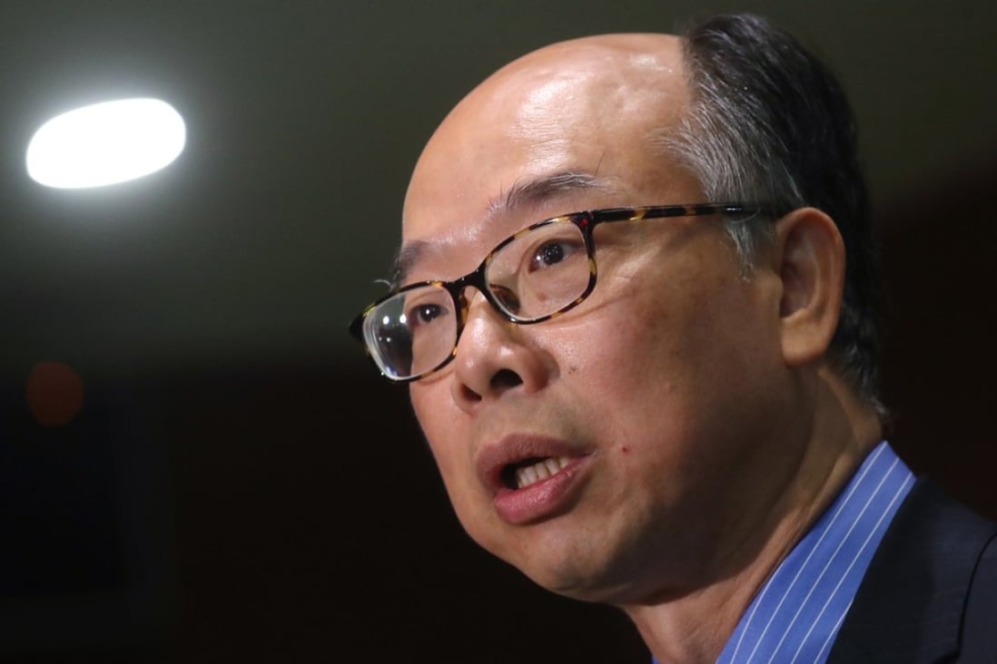 Secretary for Transport and Housing Frank Chan has played down fears surrounding the free Wi-fi service at the West Kowloon terminus for the city’s new high-speed rail link with the mainland. Photo: K.Y. Cheng