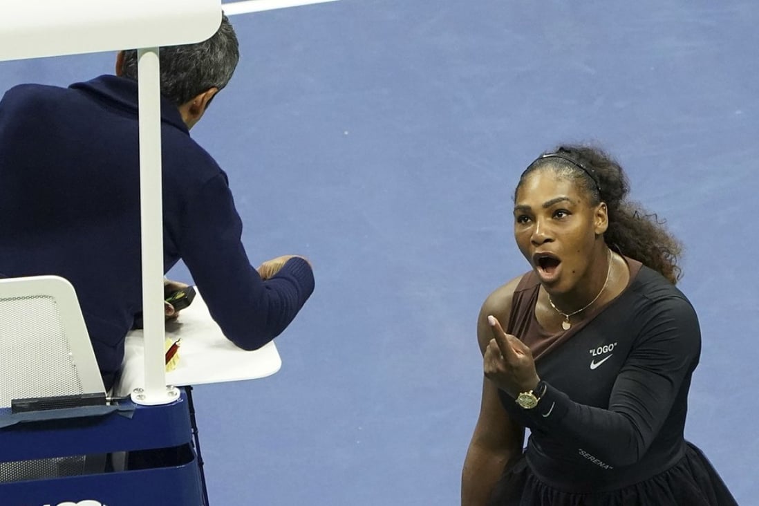 Serena Williams has been derided for arguing with umpire Carlos Ramos during the US Open women’s final on September 8. Photo: AP