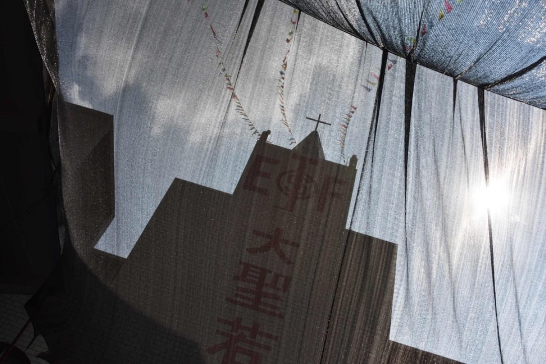 A government-sanctioned Catholic cathedral in central China’s Henan province. Photo: AFP