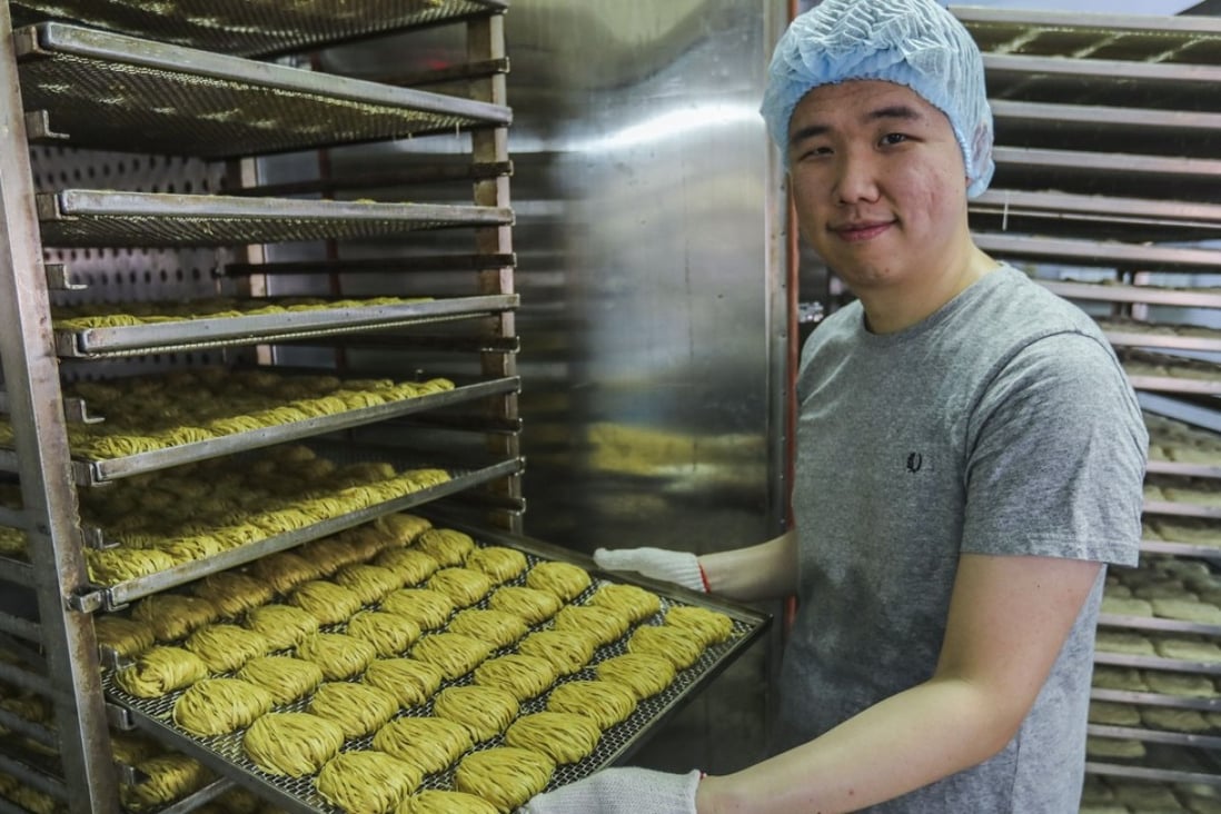 Angus Chan quit his aviation job to save his father’s noodle business. Photo: Edward Wong