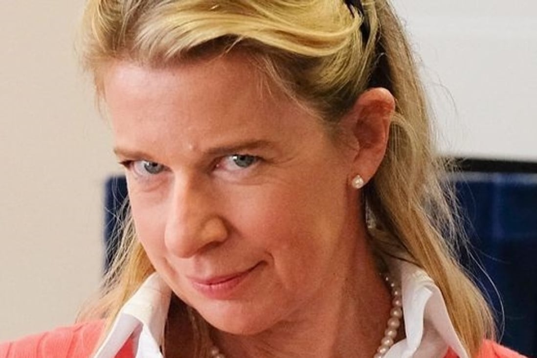 Right-wing columnist and provocateur Katie Hopkins. Photo: Agence France-Presse