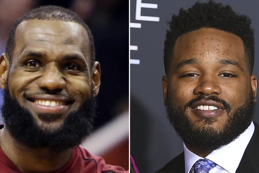 LeBron James (left) and filmmaker Ryan Coogler. James’ production company tweeted this week that Coogler would produce Space Jam 2, the sequel to the 1996 movie that featured Michael Jordan alongside Warner Bros. animated characters. Photo: AP