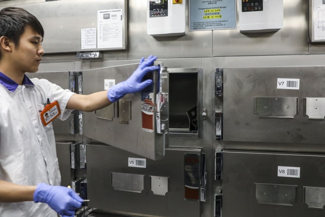 Patient care assistant Nick Cheng wants to change perceptions that mortuary staff are cold and indifferent. Photo: K.Y. Cheng