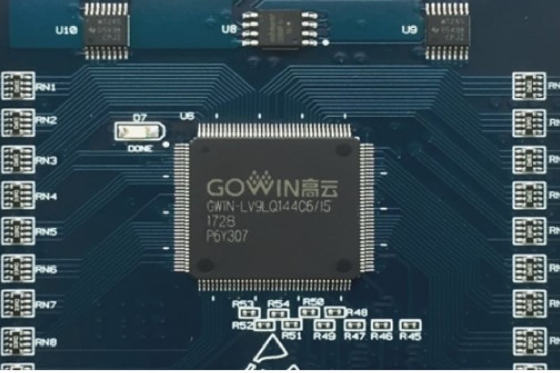 A chip made by Gowin Semiconductor. Photo: SCMP Pictures