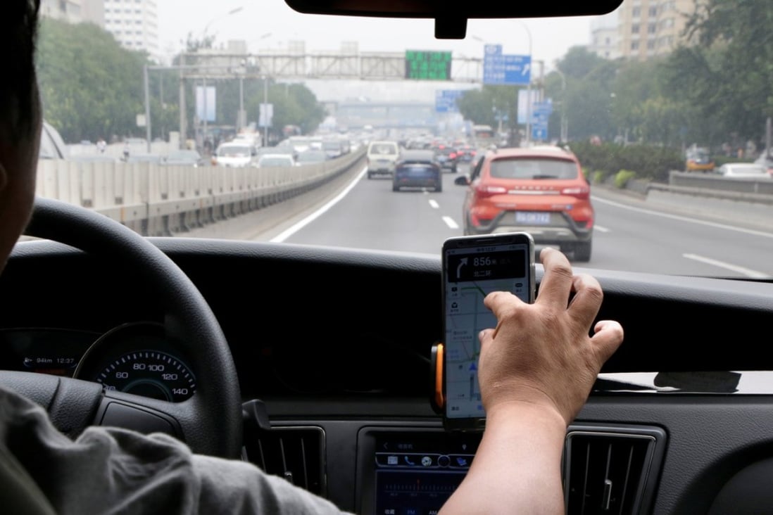 China’s Ministry of Transport launched on-site inspections at eight major ride-hailing operators, including Didi, Shouqi, UCAR, Caocao Car, Meituan and Dida Chuxing earlier this month. Photo: Reuters