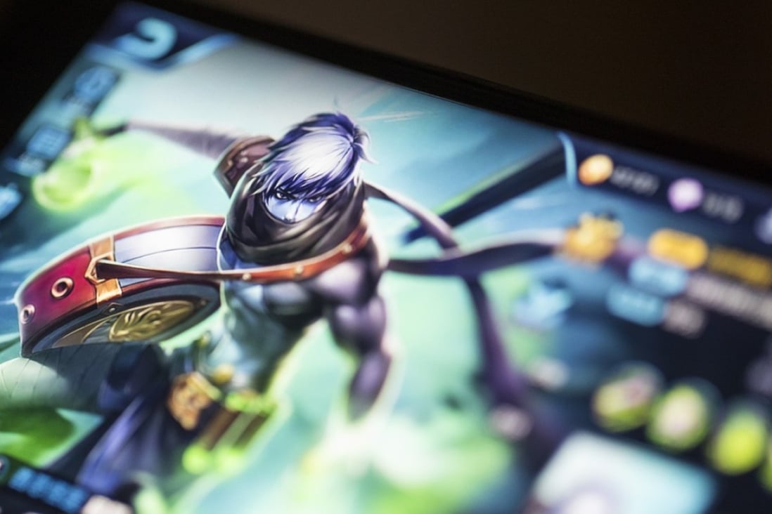 An avatar is displayed in an arranged photograph of the Honour of Kings mobile game, developed by Tencent Holdings Ltd., in Hong Kong, China Photo: Bloomberg