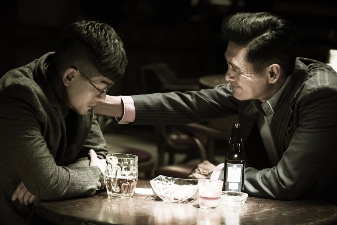 Chow Yun-fat (right) and Aaron Kwok in Project Gutenberg by Felix Chong.