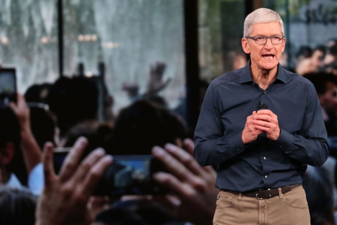Tim Cook, chief executive of Apple, has reiterated the importance of protecting people’s information in a time when smartphones can reveal so much about them. Photo: Agence France-Presse