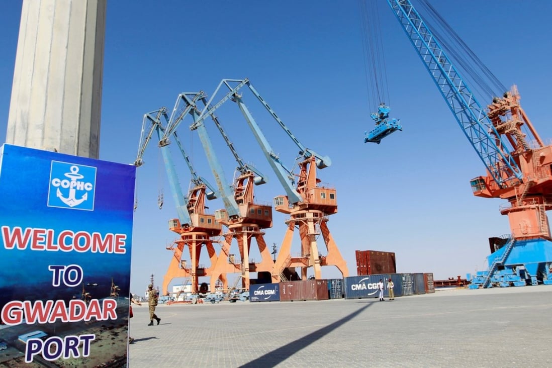 The China-Pakistan Economic Corridor port in Gwadar. Photo: Reuters