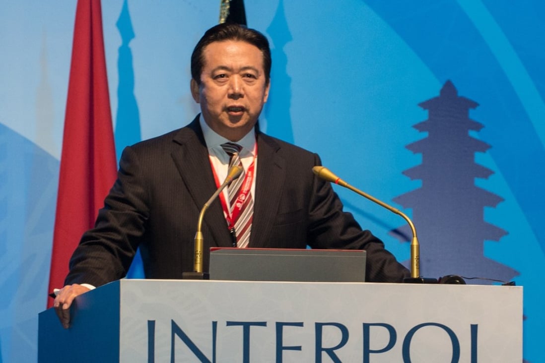 French police have launched an investigation into the whereabouts of Chinese Interpol chief Meng Hongwei. Photo: Xinhua