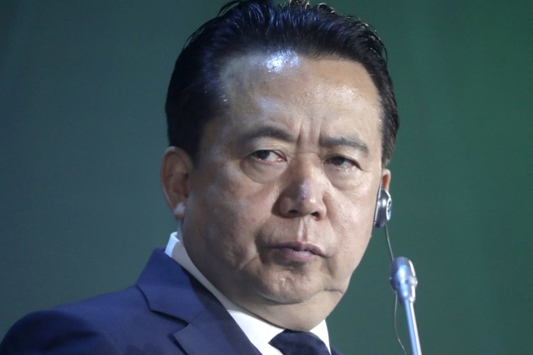 Beijing confirmed on Sunday it is holding Interpol President Meng Hongwei on suspicion of corruption. Photo: TNS
