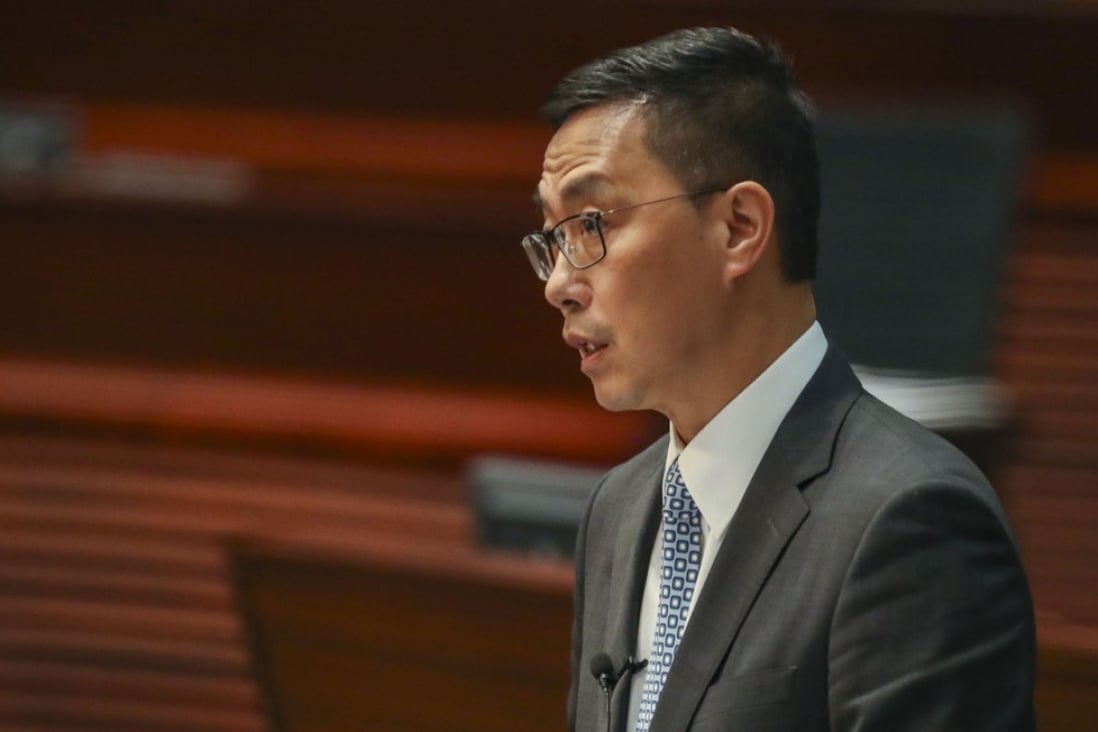 Kevin Yeung, the Secretary for Eduction, has had to clarify remarks he made suggesting Mandarin should be taught in schools over Cantonese. Photo: Nora Tam
