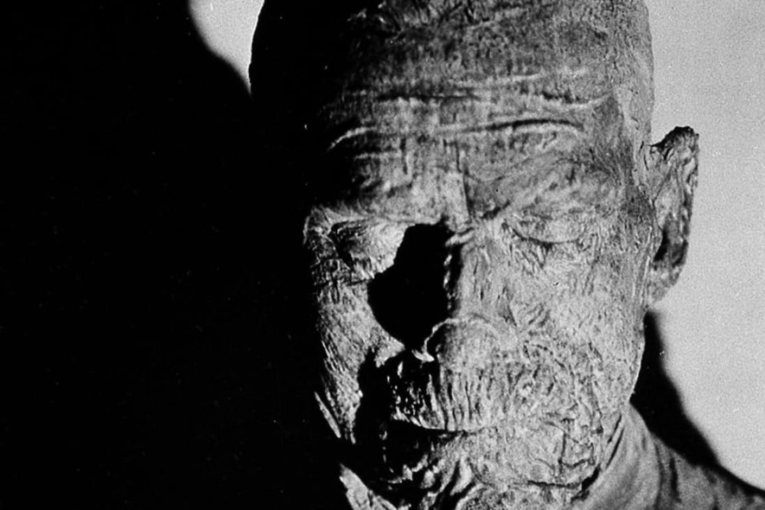 Actor Boris Karloff in The Mummy make-up. Photo: AP