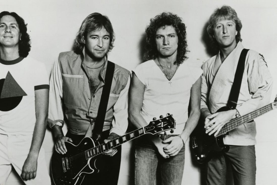 Foreigner, circa the 1970s, with band founders Mick Jones (second from left) and Lou Gramm (second from right). Photo: Alamy
