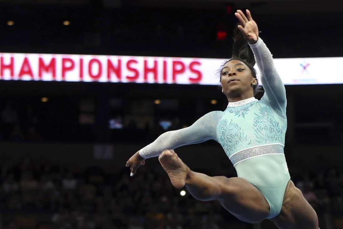 Simone Biles Astonished After Anti Nike Tweet From Stand In Usa Gymnastics Ceo South China Morning Post