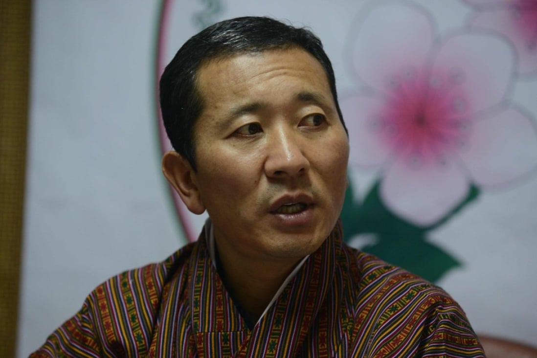 Dr Lotay Tshering of Druk Nyamrup Tshogpa (DNT). Photo: AFP