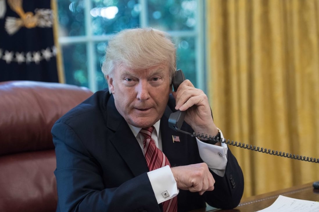 Aides have tried to pressure Donald Trump into using his secure White House landline more often. Photo: Reuters