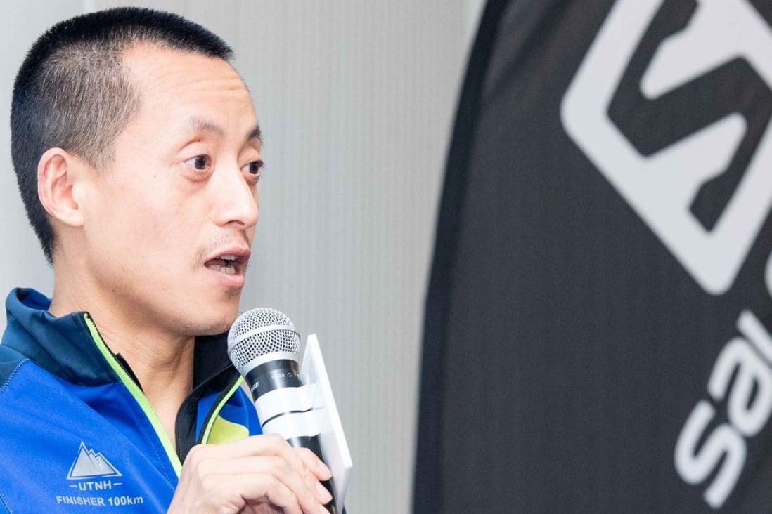 Kafir Chen, Amer Sports general manager of Greater China, says not everyone can run a 100-miler “and the way to grow the sport is to have fun, it is most important”. Photos: Handout