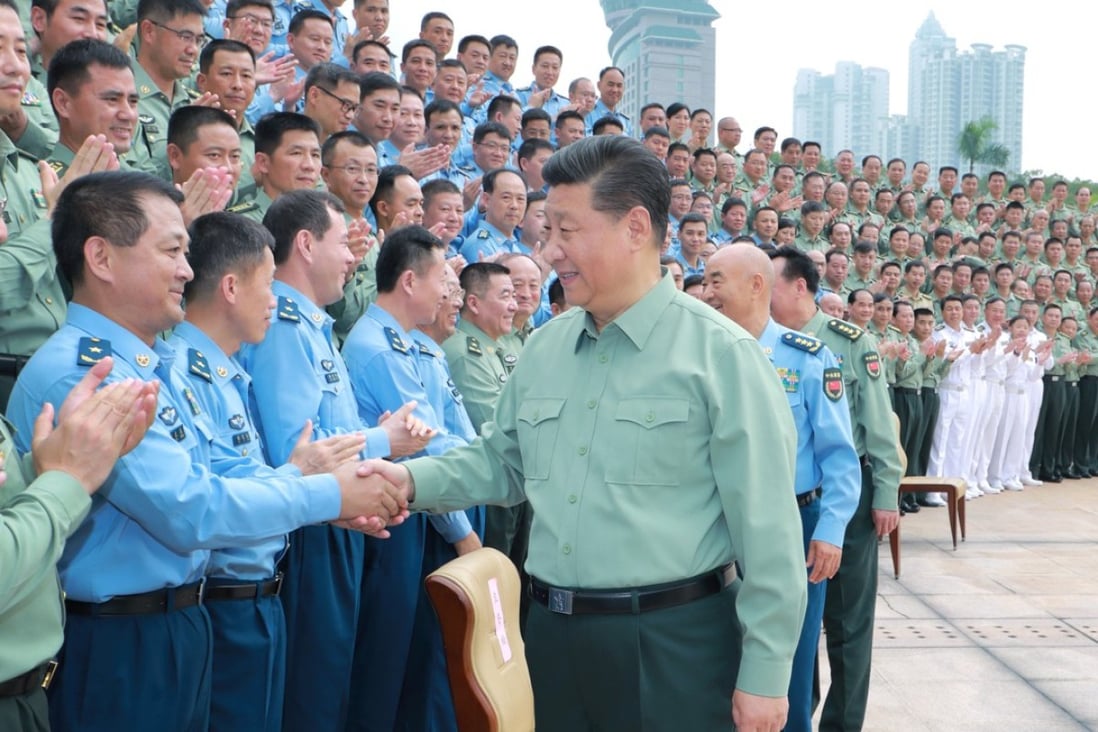 Chinese President Xi Jinping told officers from the Southern Theatre Command on Thursday they must be ready to handle any military emergency. Photo: Xinhua