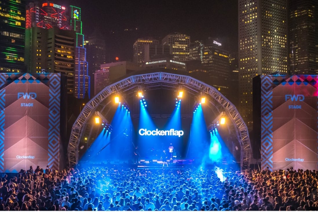 Clockenflap has evolved into the city’s biggest annual music festival, and last year attracted more than 30,000 revellers on each of the three days. Photo: Handout