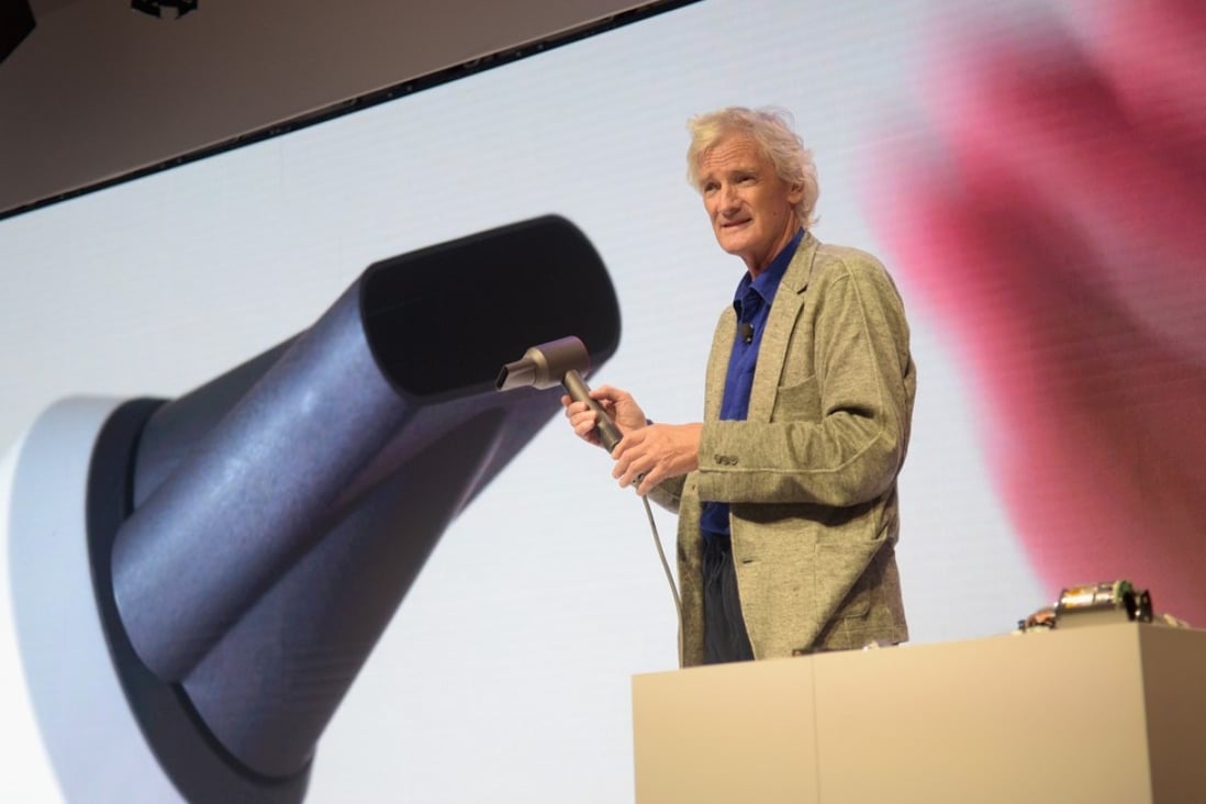 Dyson launches his Supersonic Hair Dryer. Photo: AFP