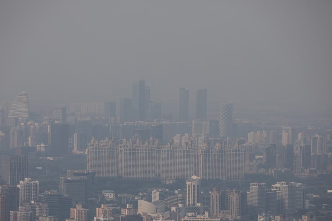 Smog has been cut rapidly during the “war on pollution”, now in its fifth year, but environmental groups have warned that China has been “backsliding” on its environmental commitments. Photo: EPA