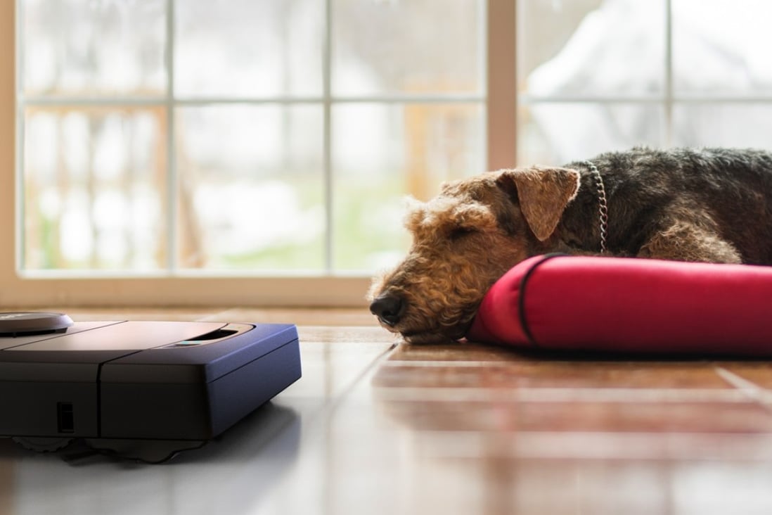 Neato Robotics’ Botvac D7 robotic vacuum cleaner, which can be programmed to clean up cat and dog hairs and dust around the house using LaserSmart mapping and navigation technology. Photo: Neato Robotics