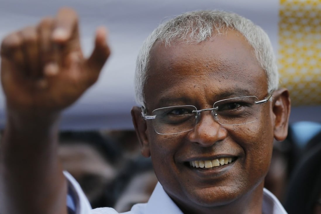 Ibrahim Mohamed Solih, the president-elect of the Maldives. Photo: AP
